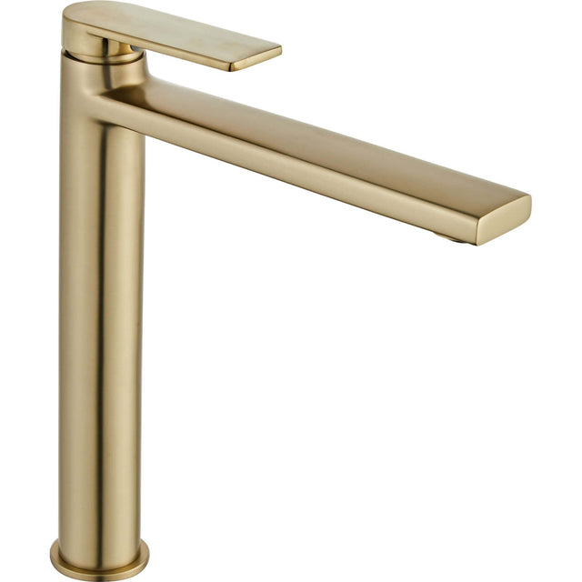 Baterie lavoar Rea Verso High, auriu mat