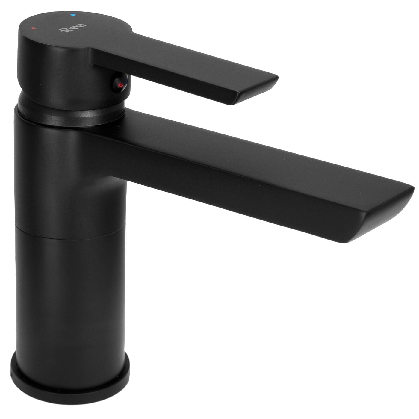 Baterie pentru lavoar Rea Argus Low, negru mat