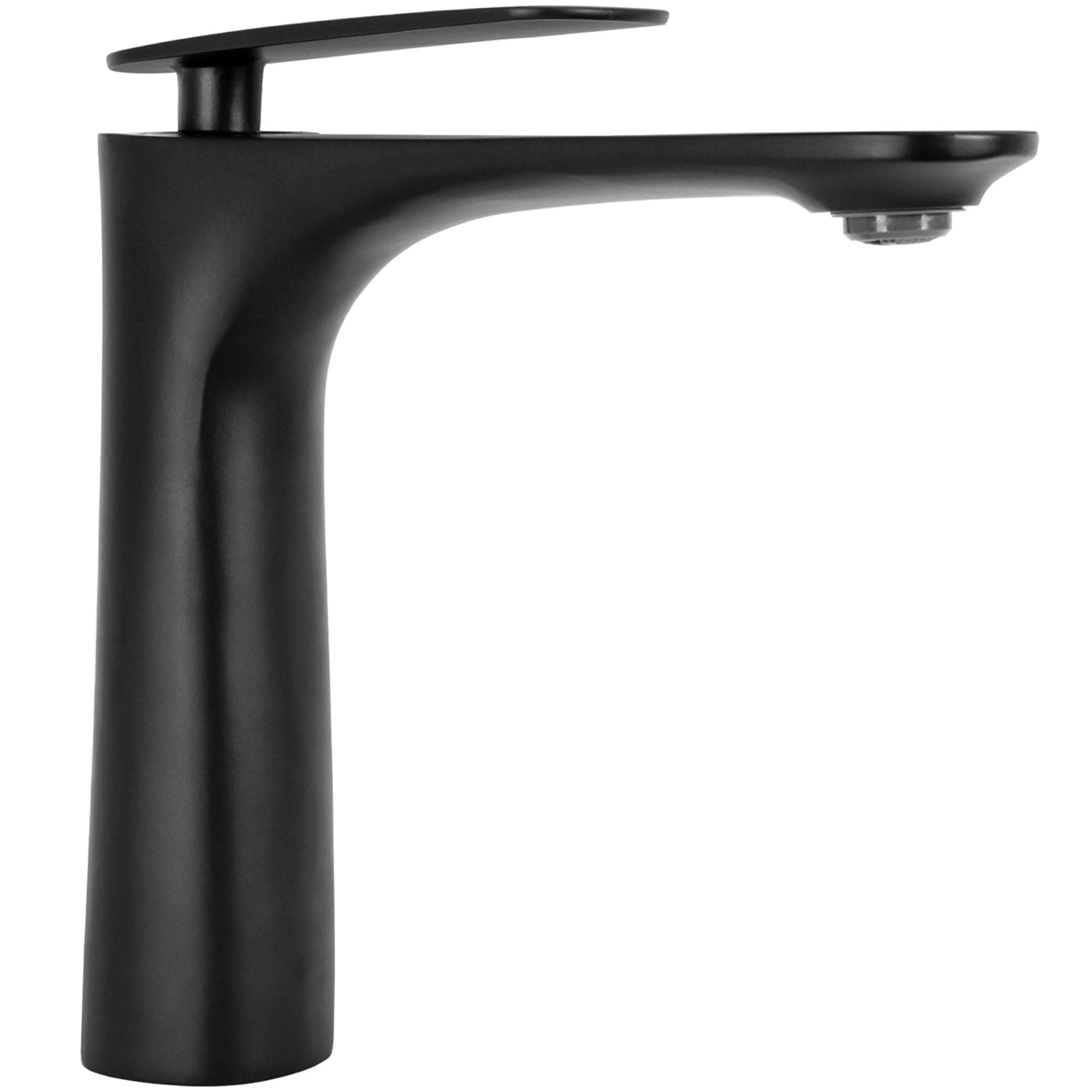 Baterie pentru lavoar Rea Berg Low, negru mat