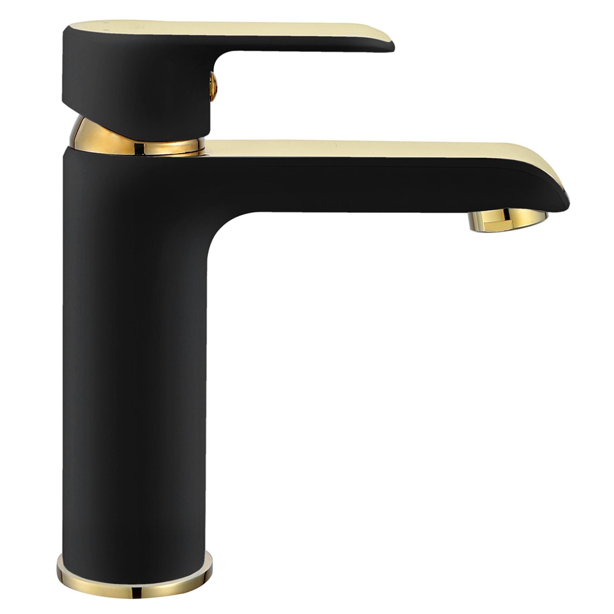 Baterie pentru lavoar Rea Bloom negru/auriu