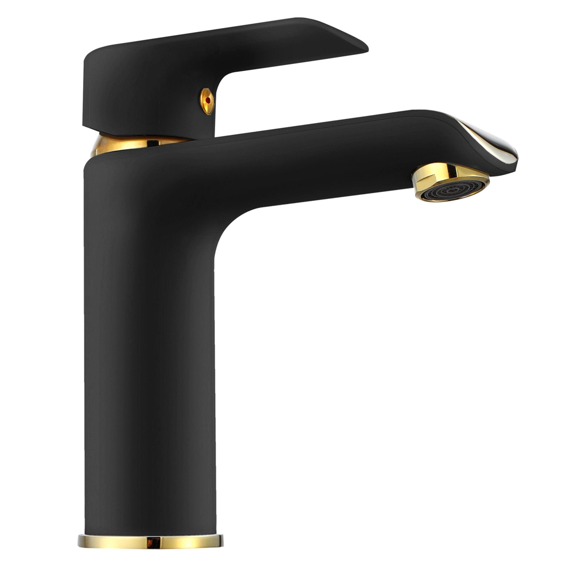 Baterie pentru lavoar Rea Bloom negru/auriu
