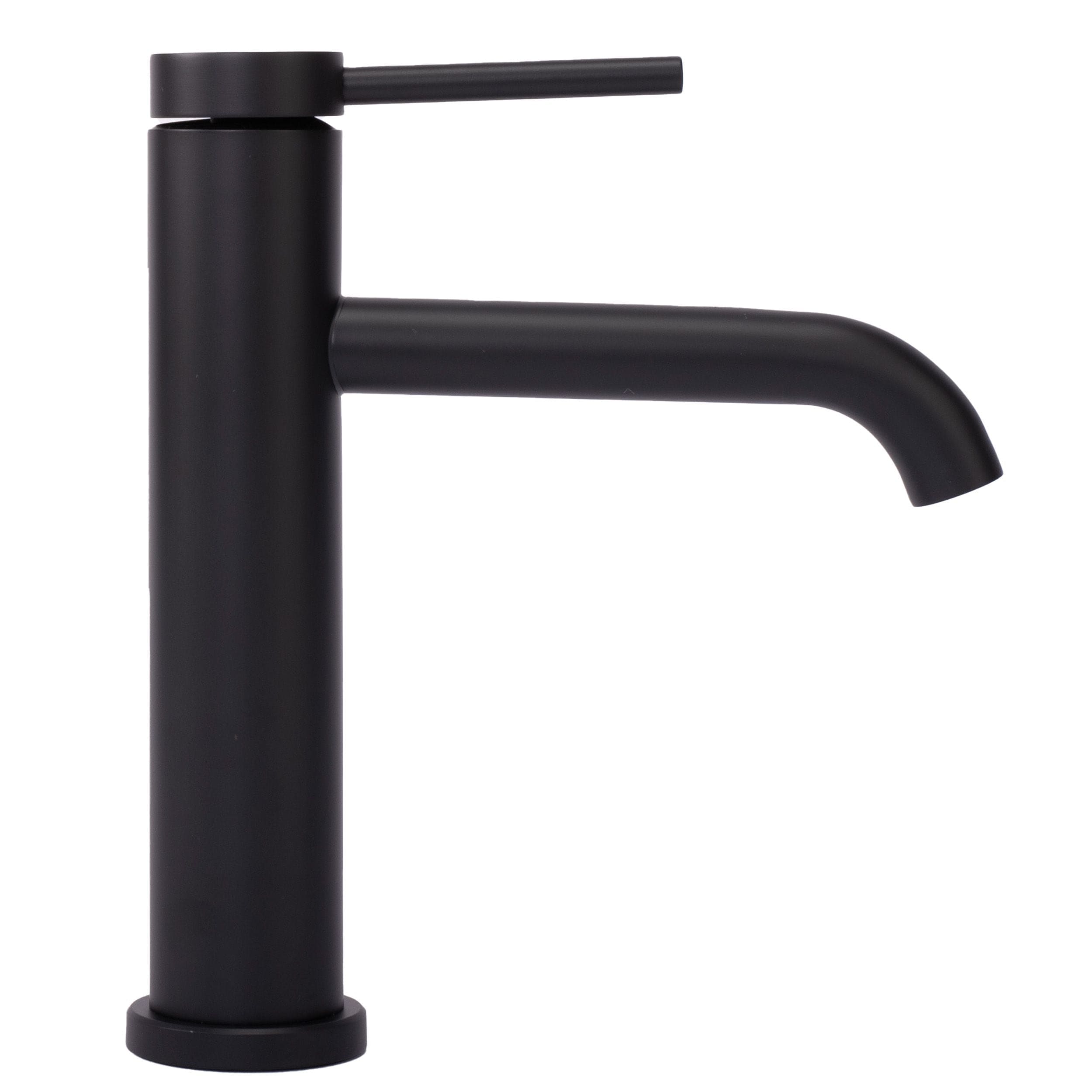 Baterie pentru lavoar Rea Clif Low, negru mat