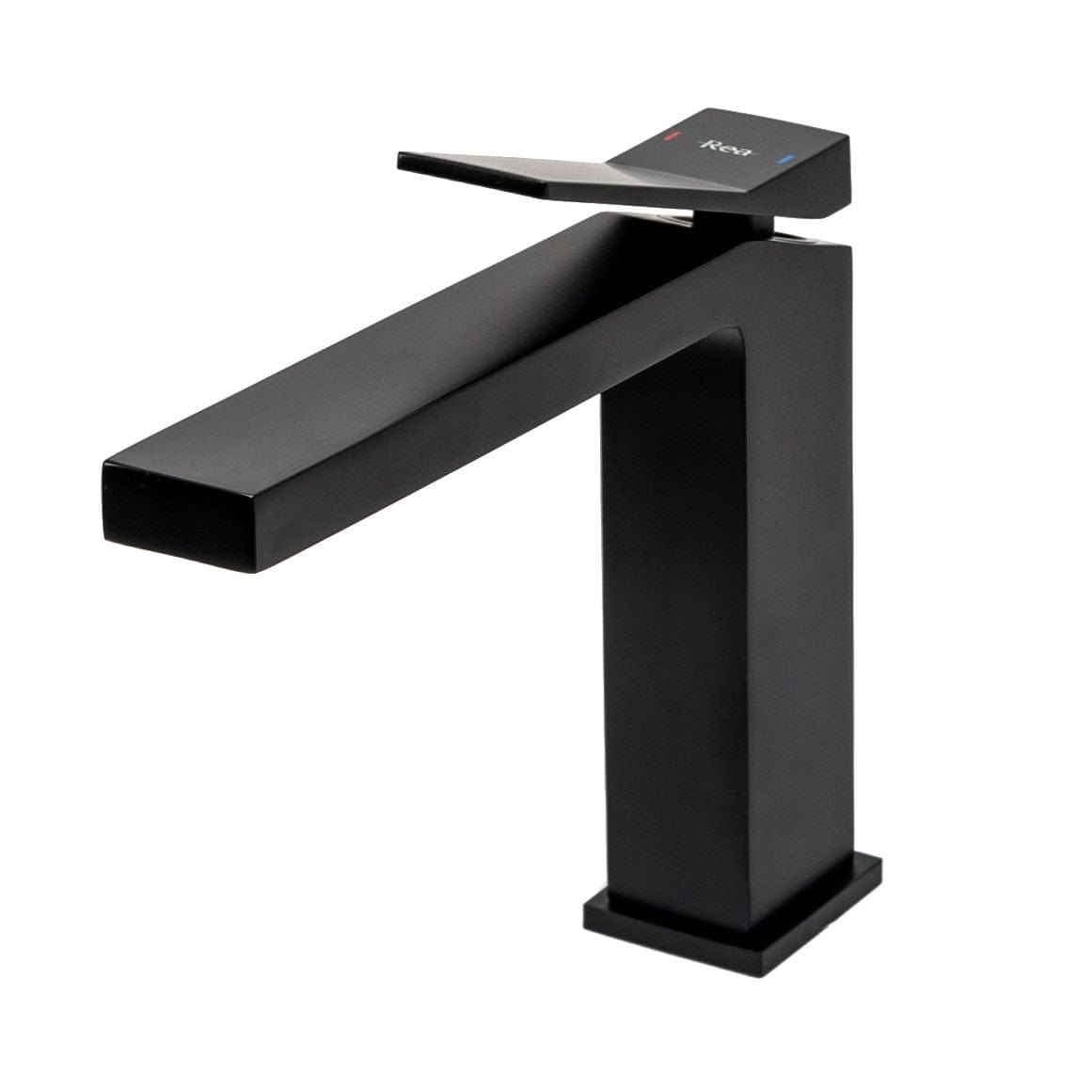 Baterie pentru lavoar Rea Duet Low, negru mat