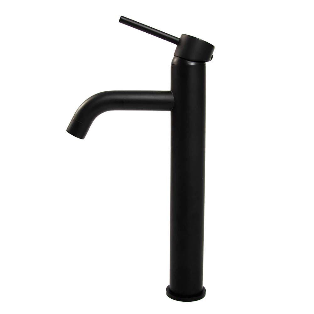 Baterie pentru lavoar Rea Lungo High, negru mat