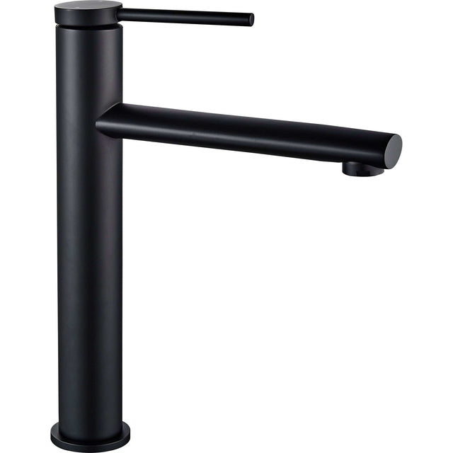 Baterie pentru lavoar Rea Oval High, negru mat