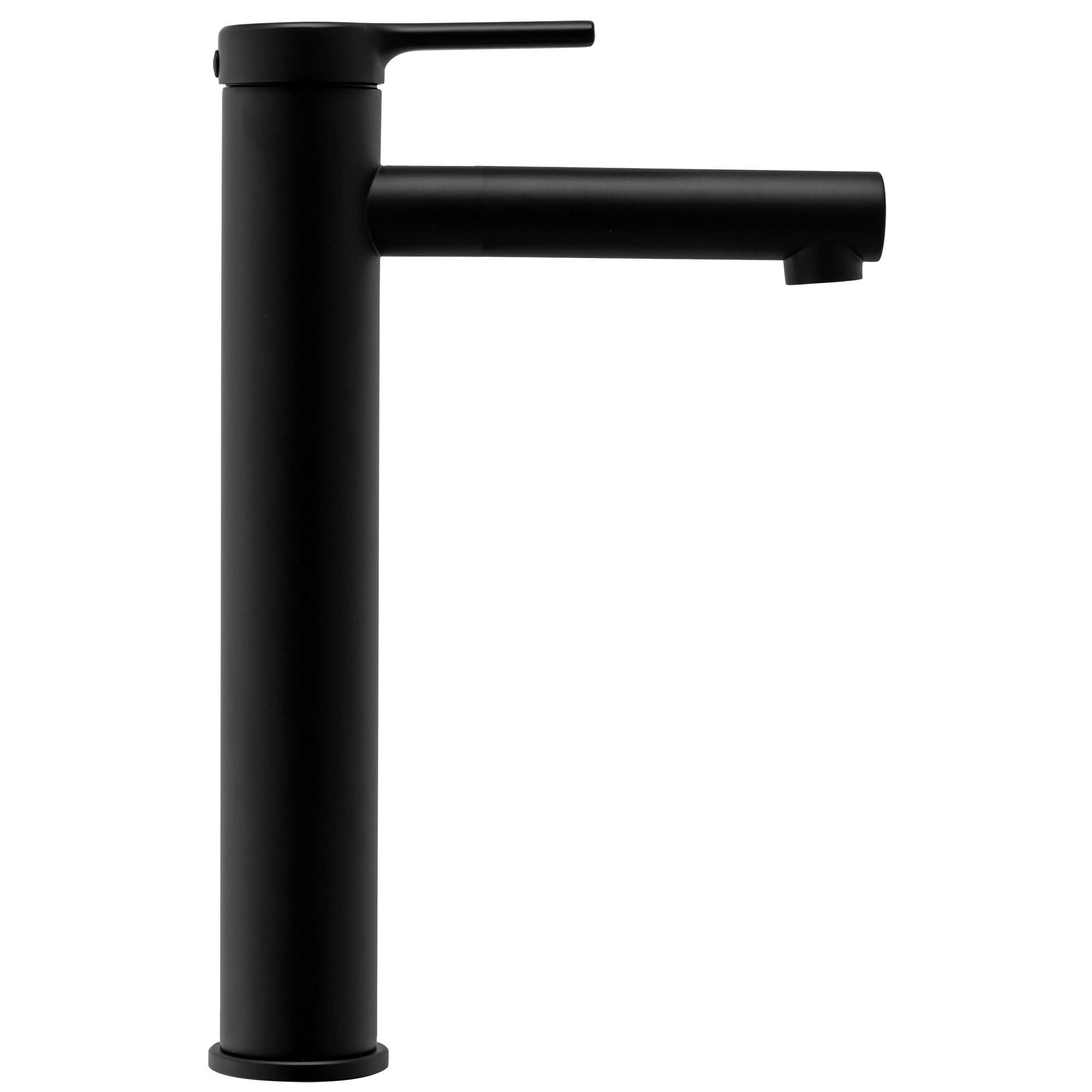 Baterie pentru lavoar Rea Pixel High, negru mat