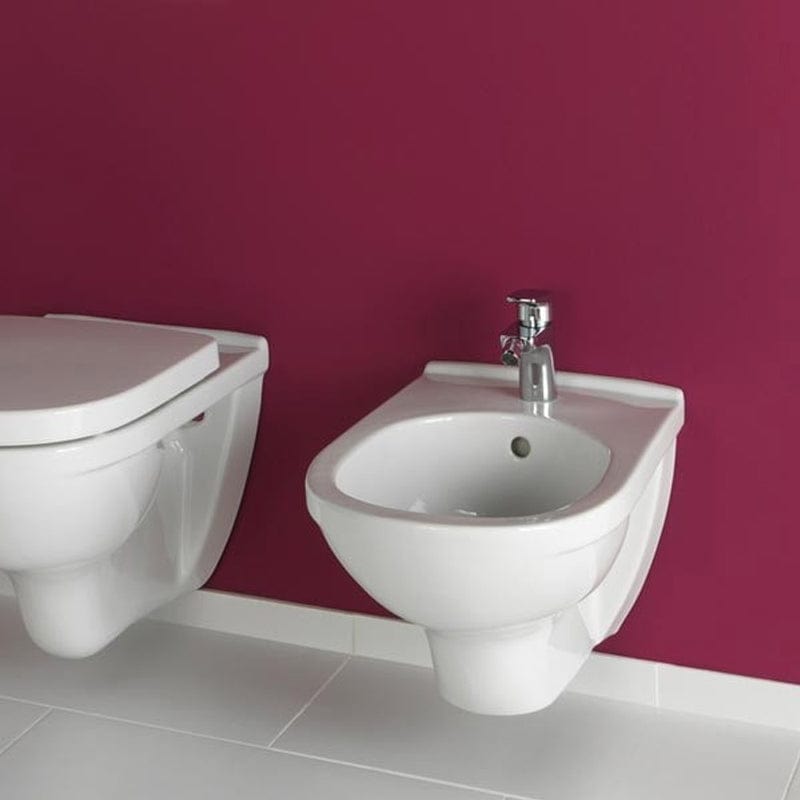 Bideu suspendat Villeroy & Boch, O.Novo, alb