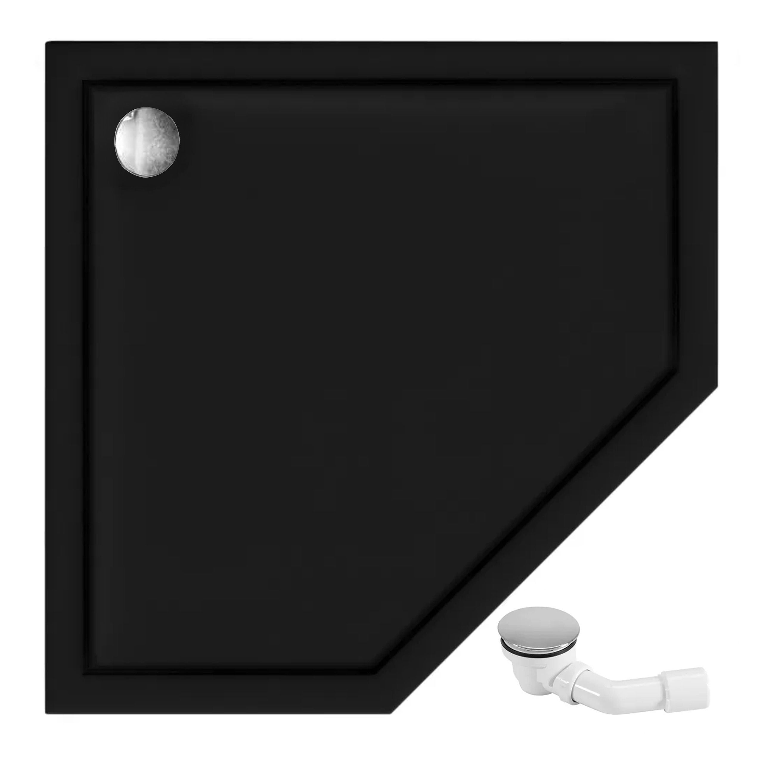 Cabina dus Rea Diamond 90x90 cm – profil auriu periat