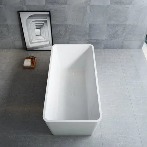 Cada baie freestanding, forma dreptunghiulara, 170 x 75 cm