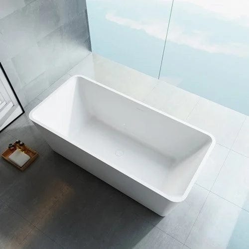 Cada baie freestanding, forma dreptunghiulara, 170 x 75 cm