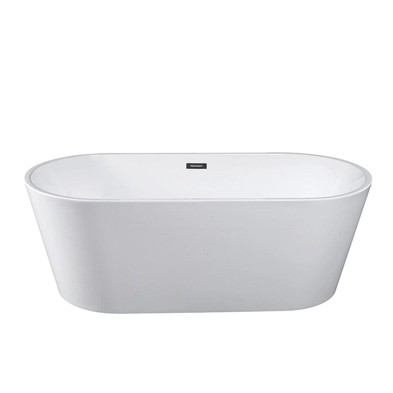 Cada baie freestanding, ovala cu preaplin, 170 x 75 cm
