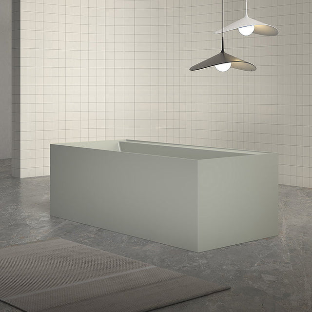 Cada de baie, freestanding, 1600x700x550 mm, din compozit, dreptunghiulara, alb, MonBlari