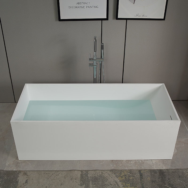 Cada de baie, freestanding, 1600x720x550 mm, din compozit, dreptunghiulara, alb, MonBlari