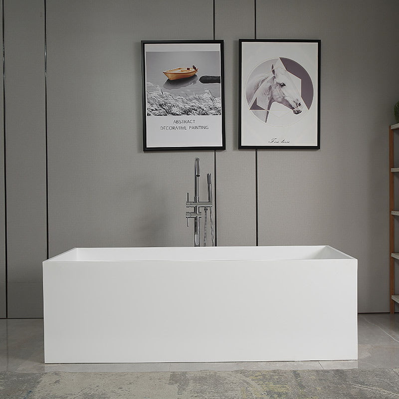 Cada de baie, freestanding, 1600x720x550 mm, din compozit, dreptunghiulara, alb, MonBlari