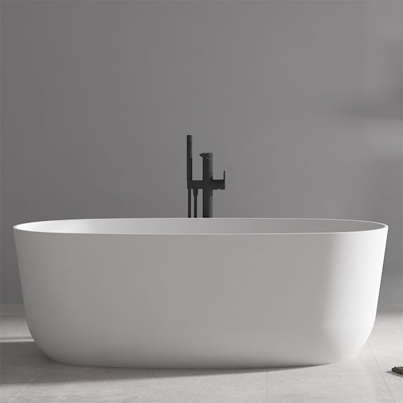 Cada de baie, freestanding, 1600x800x550 mm, din compozit, ovala, alb, MonBlari