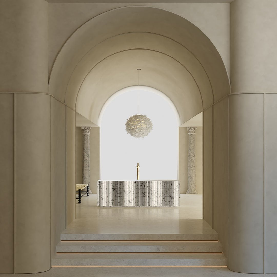 Cada de baie, freestanding, 1700x750x550, din compozit, dreptunghiulara, alb cu picatele, MonBlari