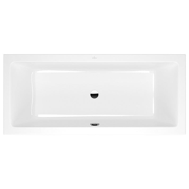 Cadă dreptunghiulară Villeroy & Boch, Targa Plus Duo, 180 cm, alb alpin