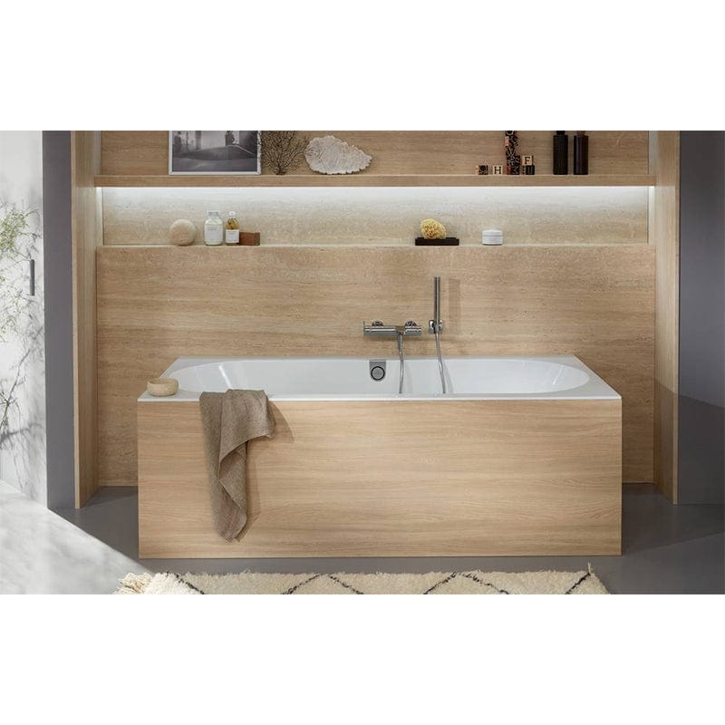 Cadă pentru înzidire Villeroy & Boch, Oberon, dreptunghiulară, 180 cm, alb alpin