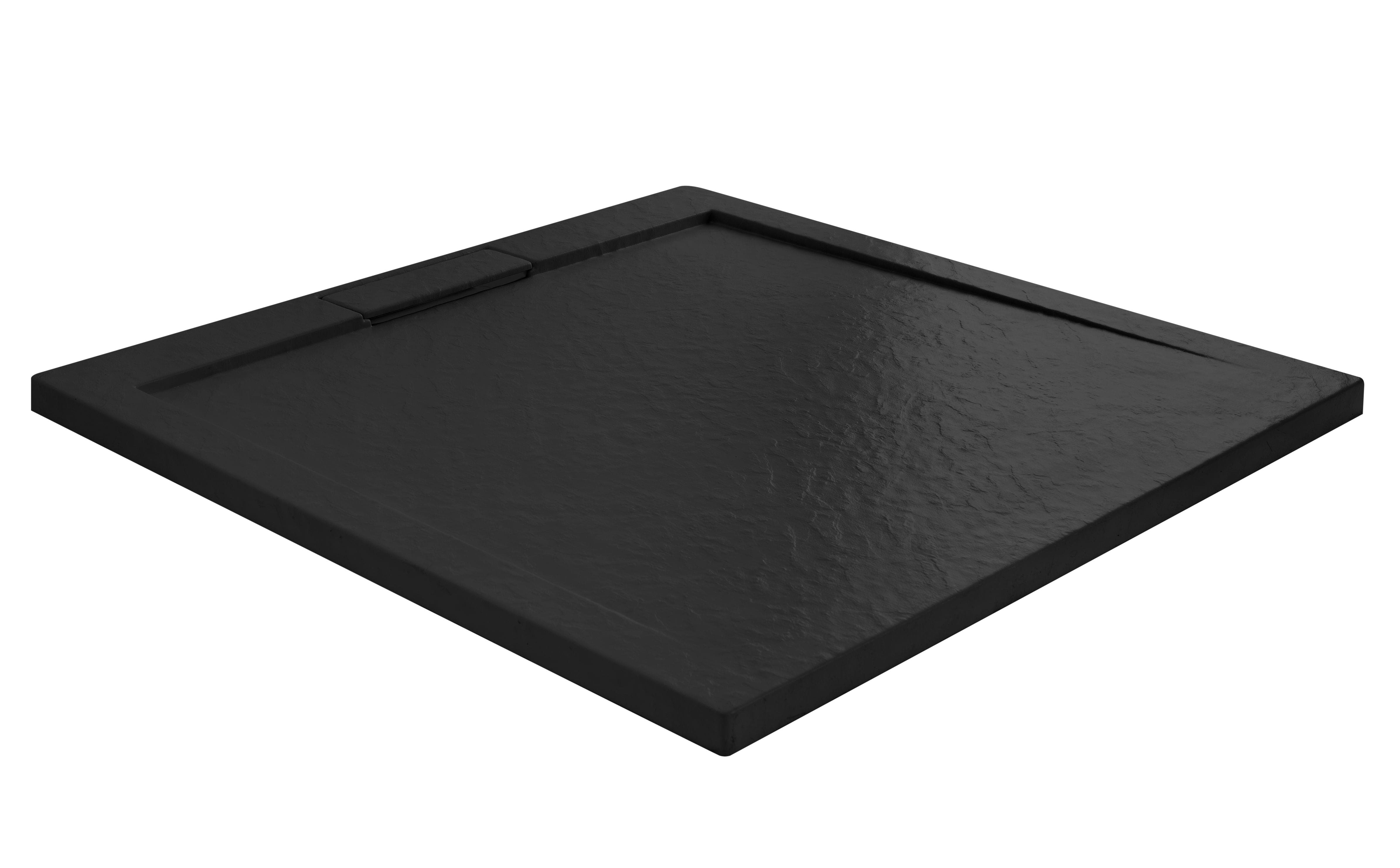 Cadiță de duș Rea Grand 90x90 cm neagră