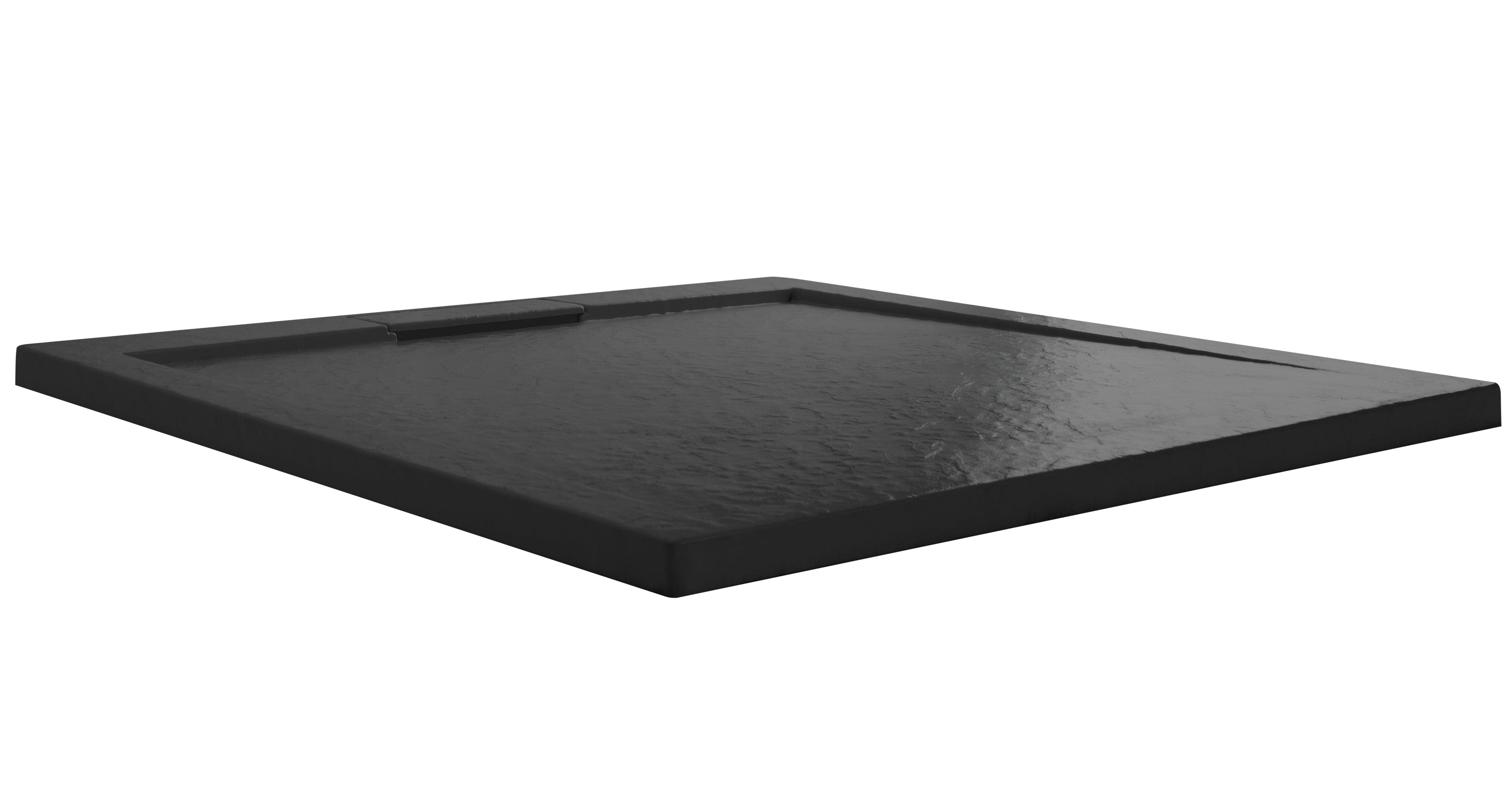 Cadiță de duș Rea Grand 90x90 cm neagră