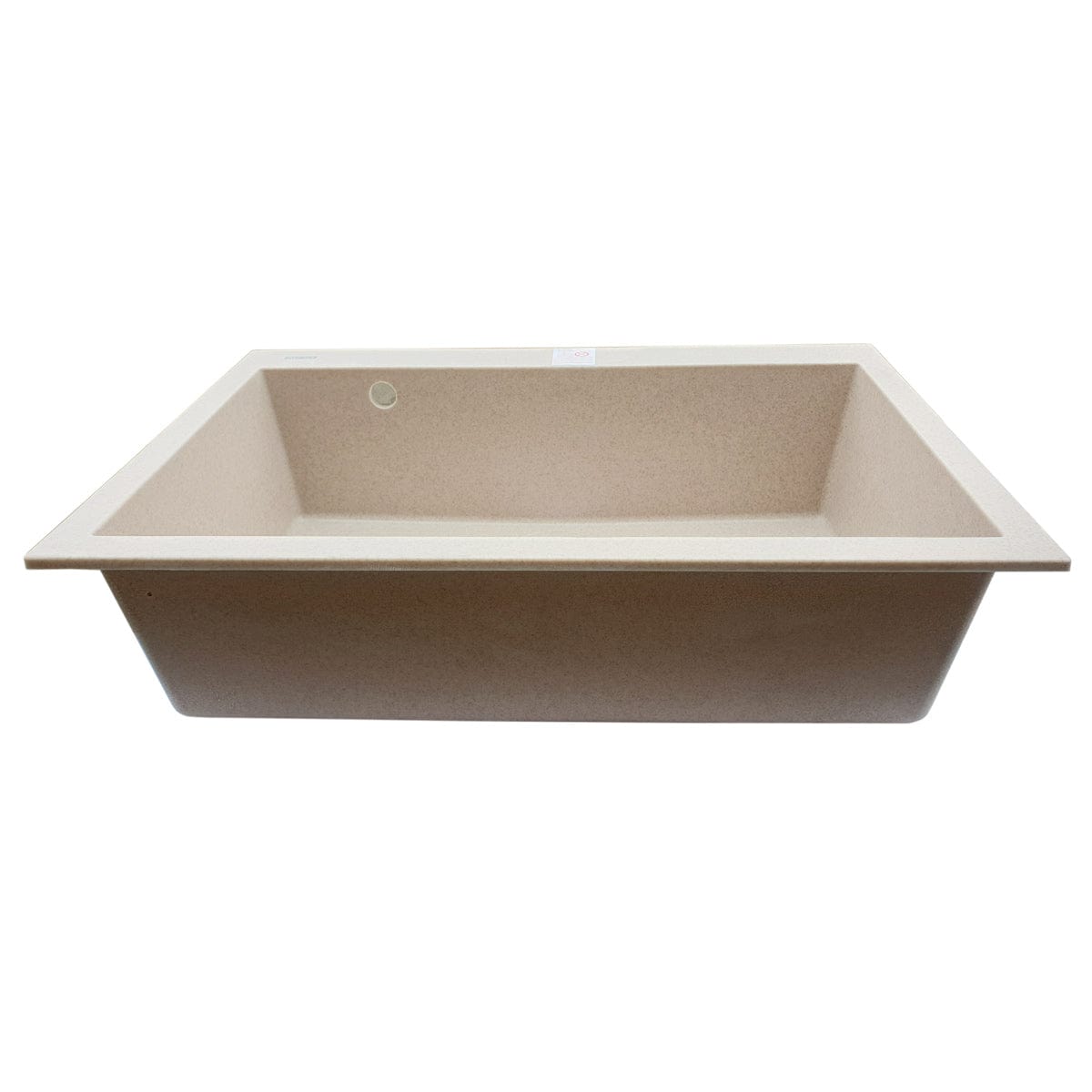 Chiuveta bucatarie granit Bej Pigmentat / Avena + accesorii montaj, 760x500x200 mm, cod 6047