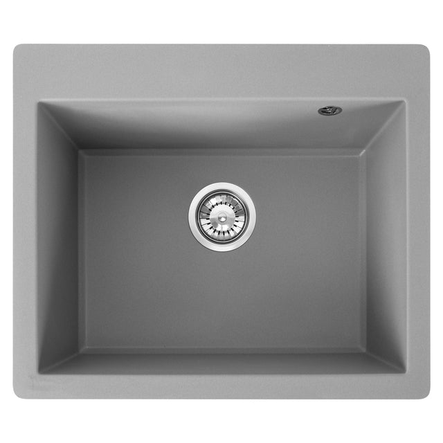 Chiuvetă bucătărie granit Rea Lin, 500x600x225 mm, gri