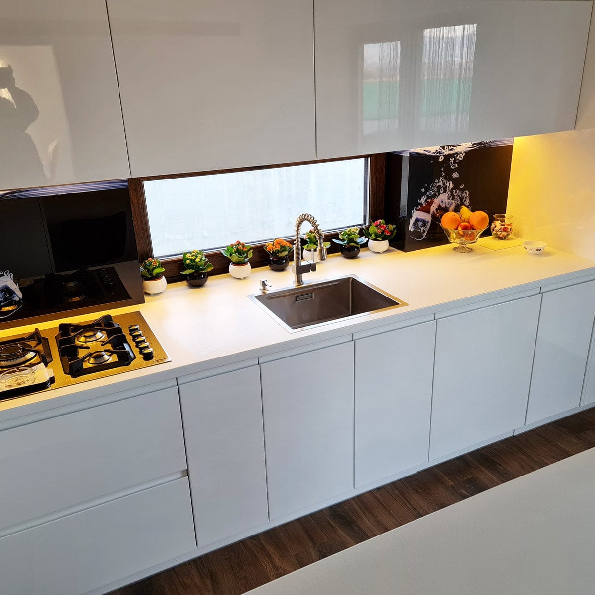 Chiuveta bucatarie inox + Bonus: tocator Versus din ABS reversibil in scurgator vase + accesorii montaj, 550x450x200 mm, cod 6014