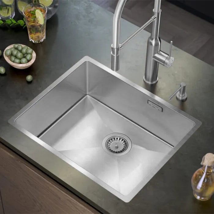Chiuvetă Inox Quadron Anthony 60, 540x440 mm, argintiu