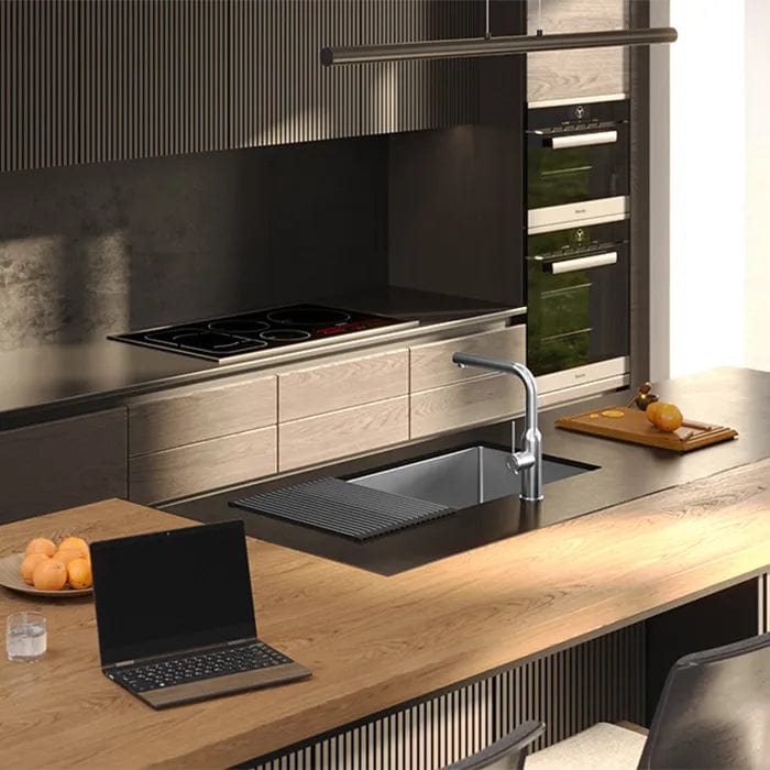 Chiuvetă Inox Quadron Anthony 80, 740x440 mm, argintiu
