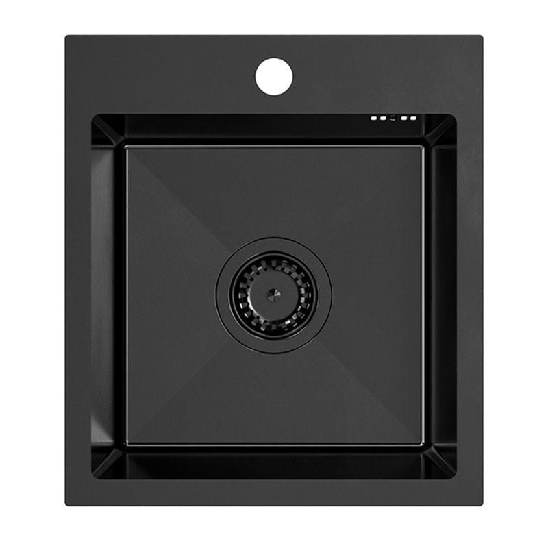 Chiuvetă Inox Quadron Luke 90, 400x450 mm, negru, fara baterie