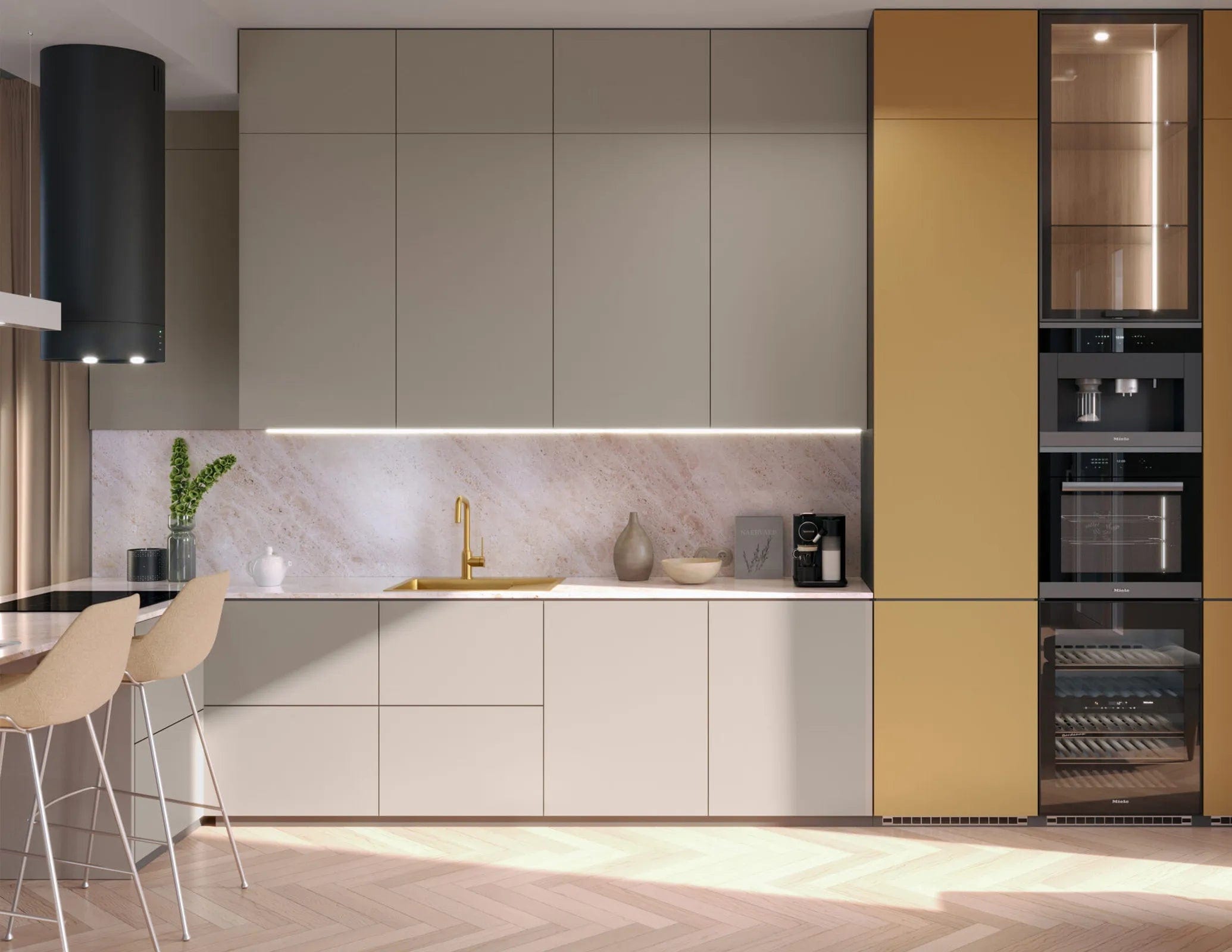 Chiuvetă Inox Quadron Russel 116, 620x480 mm, auriu
