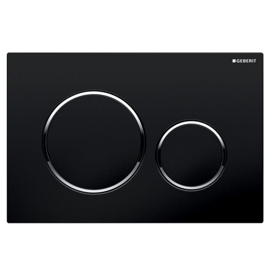 Clapetă cu acționare dublă Geberit, Sigma20, negru