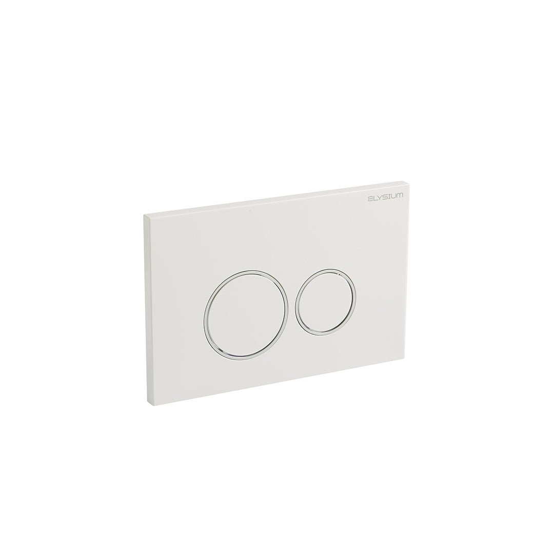 Clapeta cu actionare dubla AC-R, cu doua volume, din plastic, 24 cm, alb, Elysium