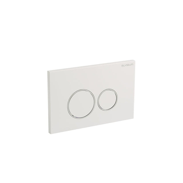 Clapeta cu actionare dubla AC-R, cu doua volume, din plastic, 24 cm, alb, Elysium