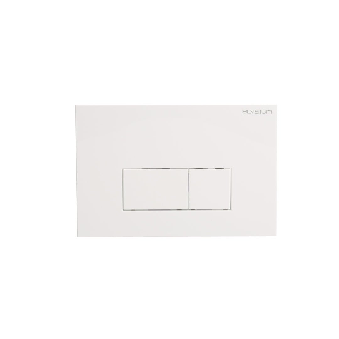 Clapeta cu actionare dubla AC-V, cu doua volume, din plastic, tip H, 24 cm, alb, Elysium