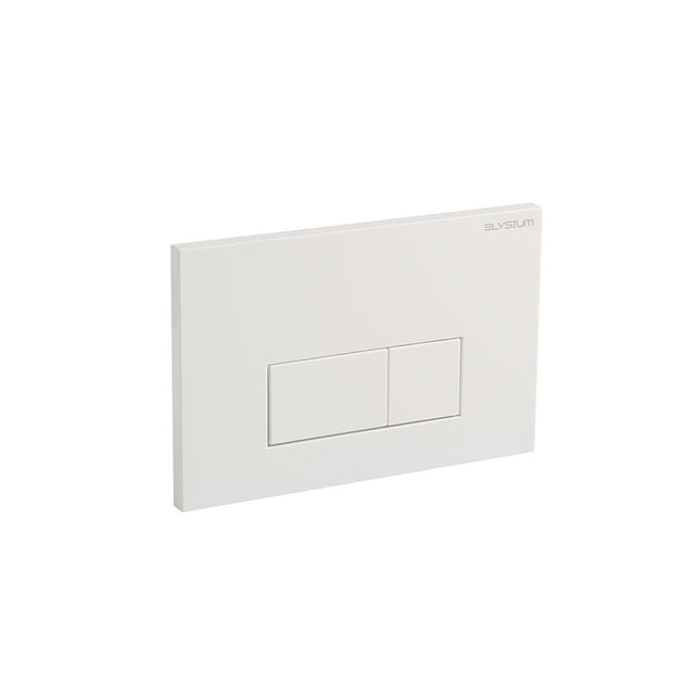 Clapeta cu actionare dubla AC-V, cu doua volume, din plastic, tip H, 24 cm, alb, Elysium