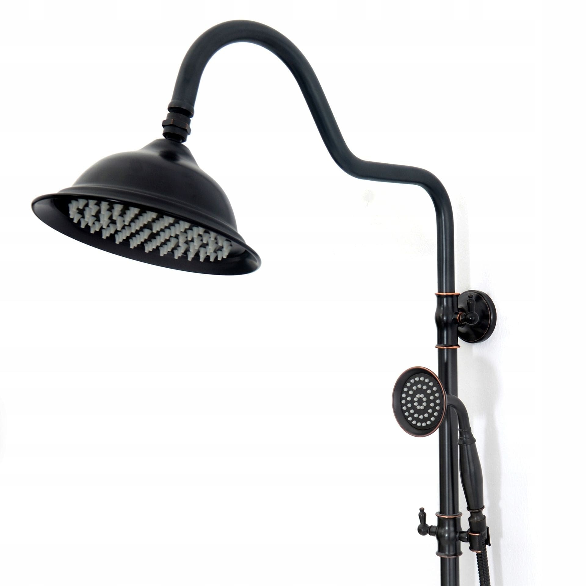 Coloana de dus Rea Retro Old, negru mat