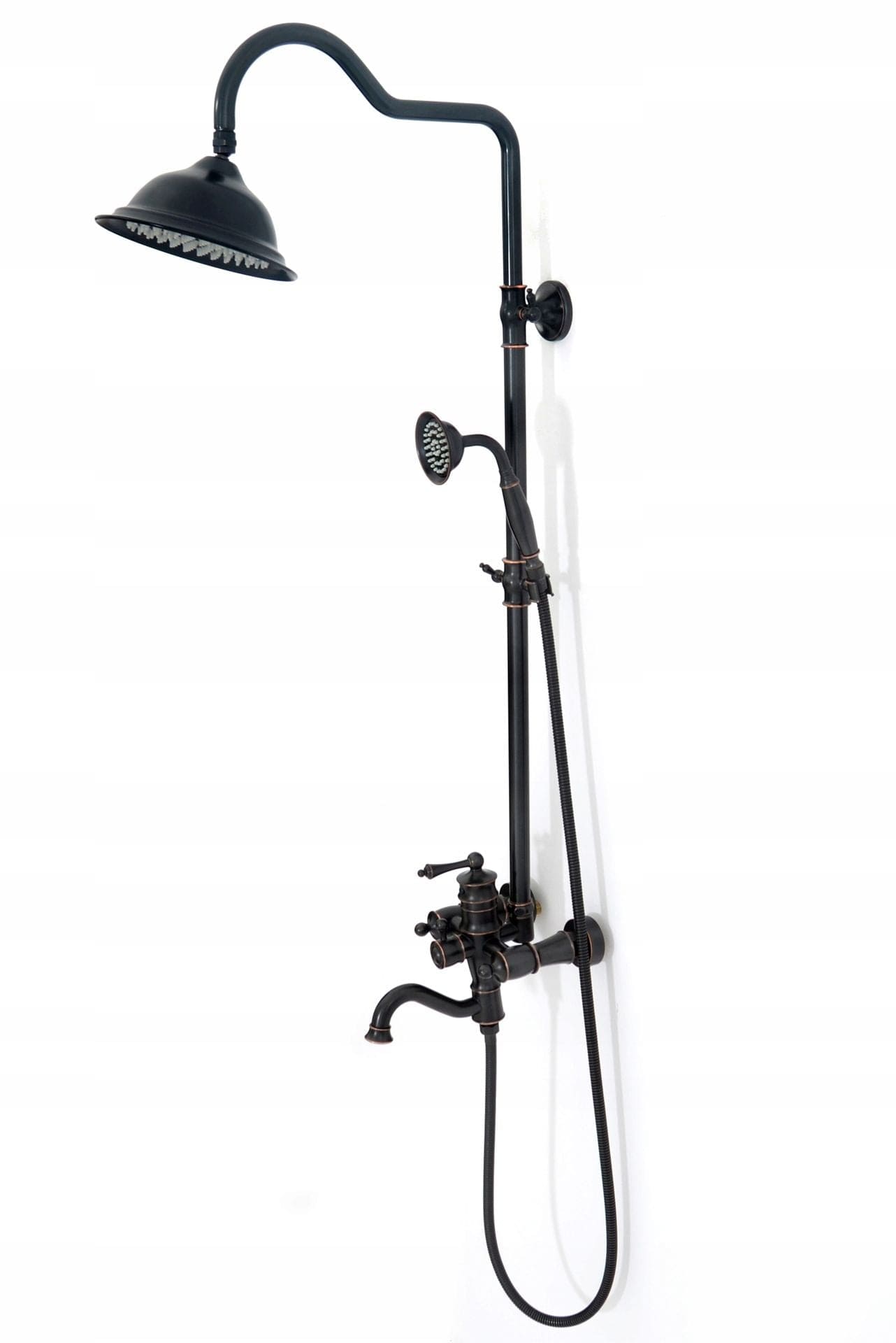 Coloana de dus Rea Vintage, negru mat
