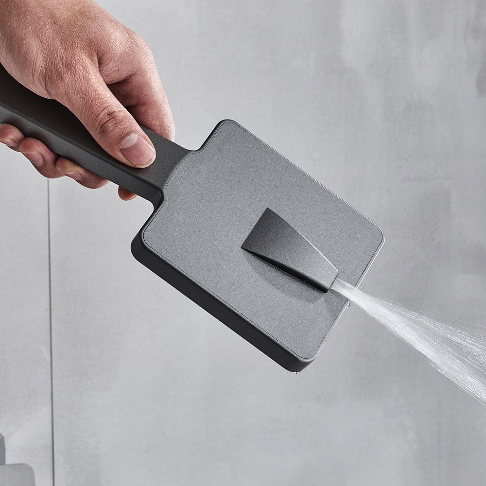 Coloana Dus, gri antracit, cu efect de ploaie, para dus 20 cm, 5 functii de curgere, cod 1542