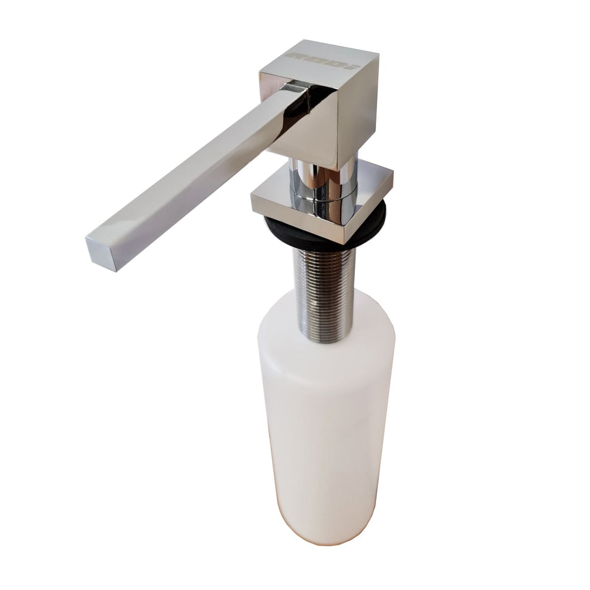 Dozator Sapun Dispenser cu cap patrat cromat cu recipient ABS, cod:6022
