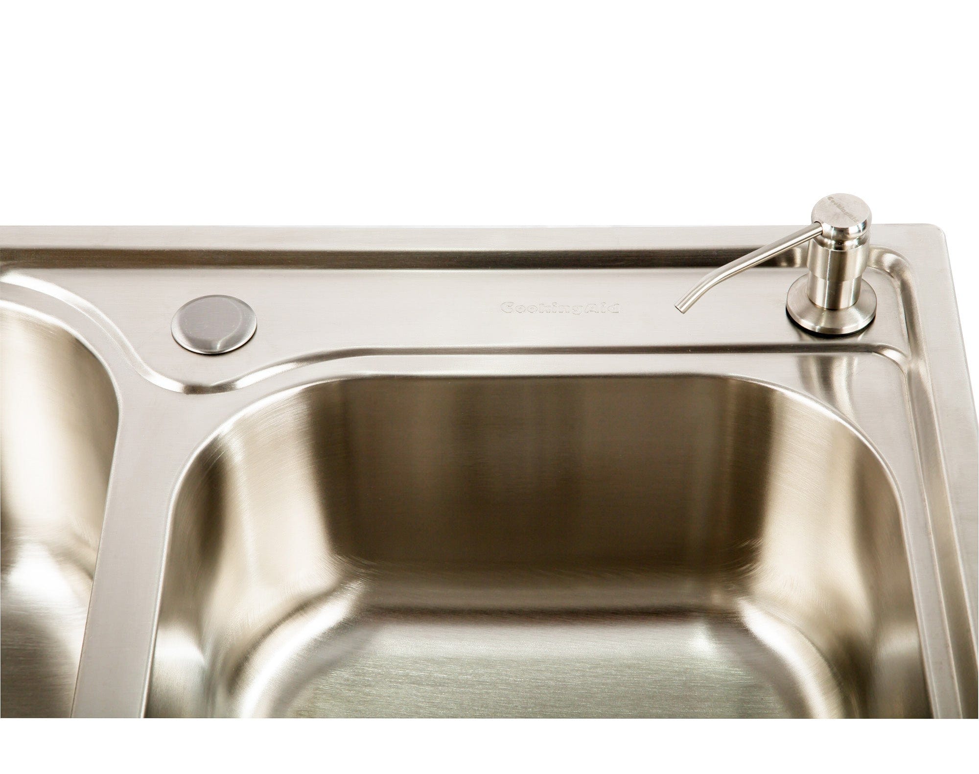 Dozator Sapun INOX CookingAid cu recipient din ABS, cod: 6019