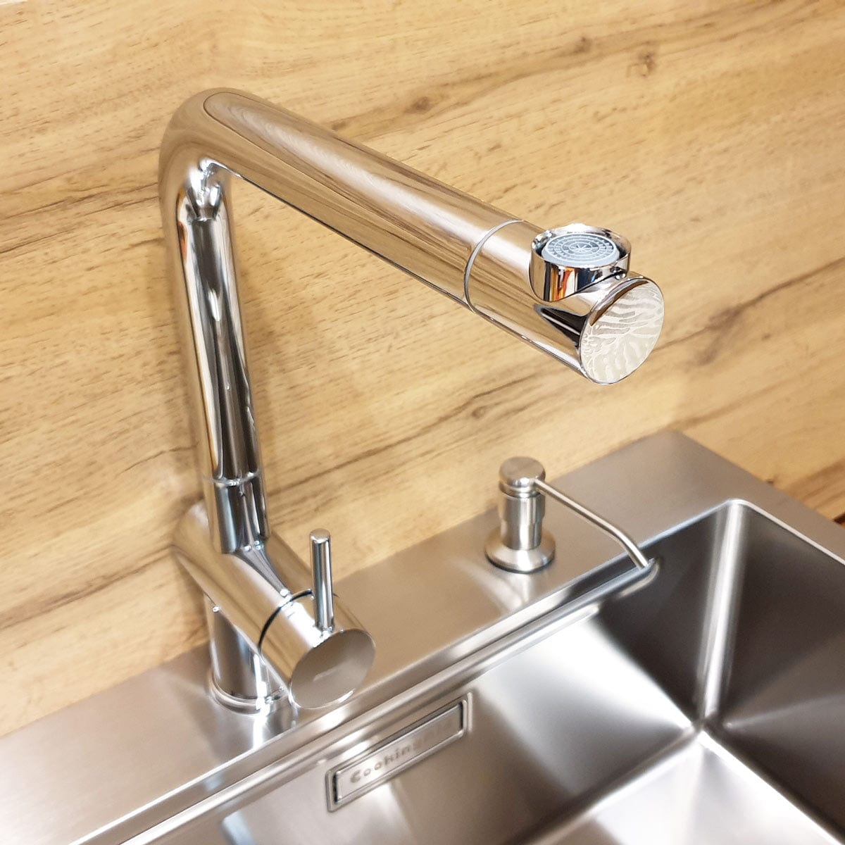 Dozator Sapun INOX CookingAid cu recipient din ABS, cod: 6019