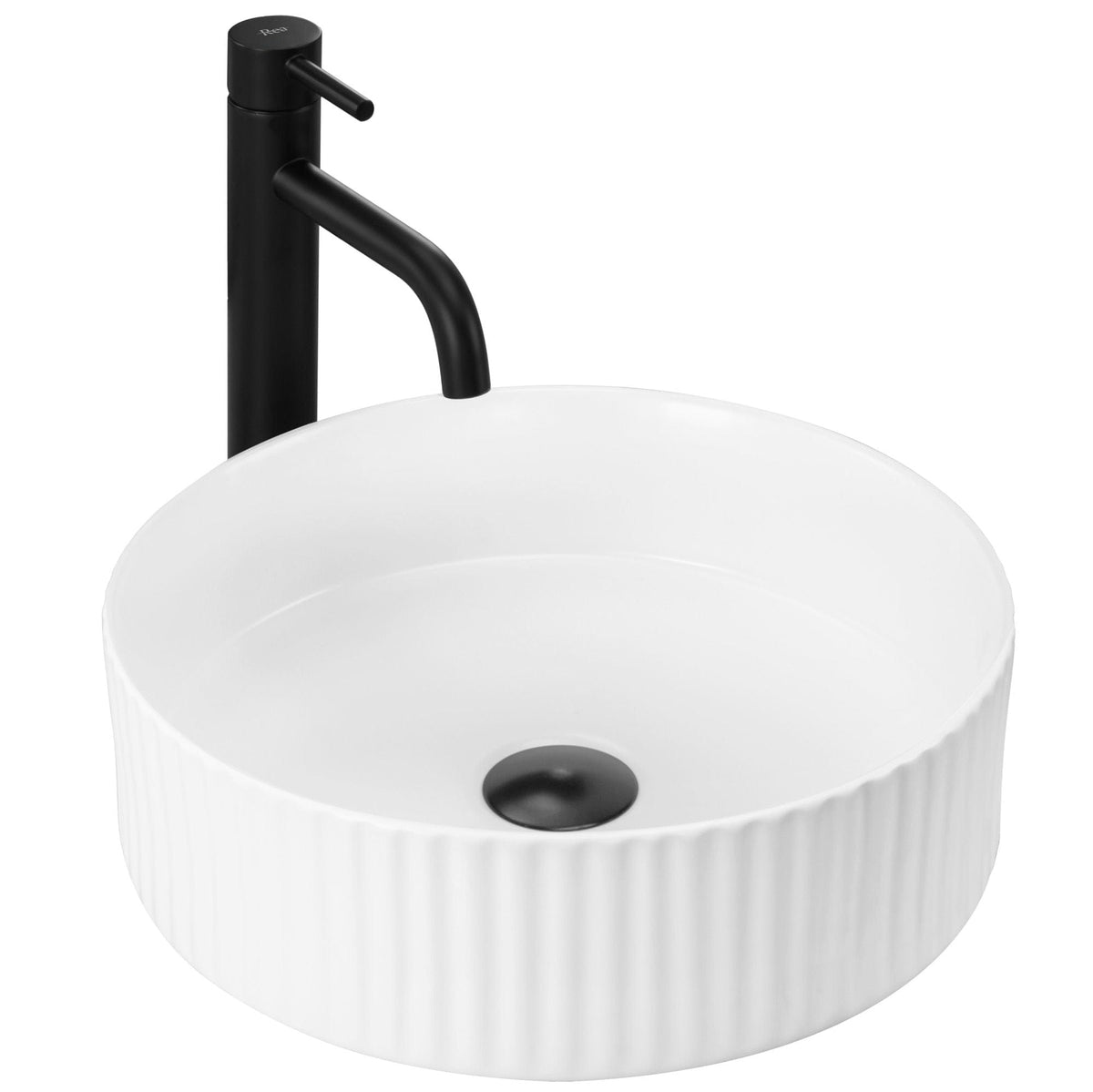 Lavoar ceramic pe blat Rea Delia, 36 cm, alb