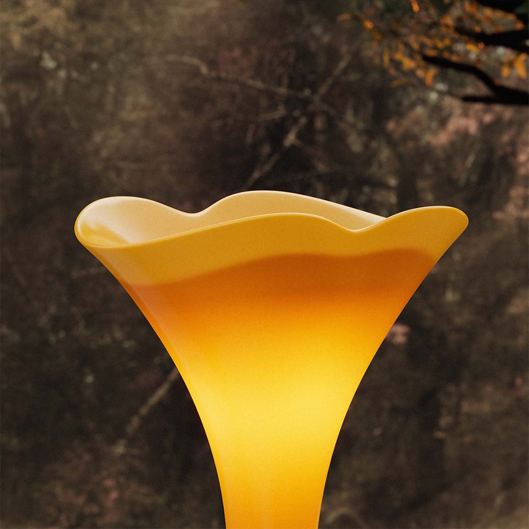 Lavoar de baie, freestanding, 50.5x38.5 cm, rotund, din compozit, portocaliu, MonBlari Ginknova