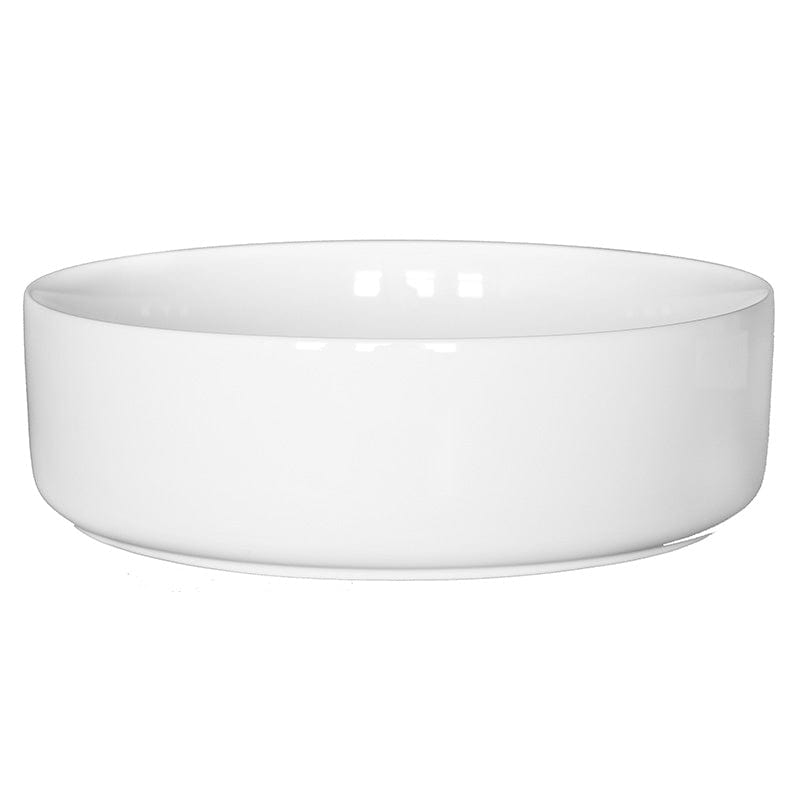 Lavoar pe blat Alice Fluminia, rotund, 40 cm, alb