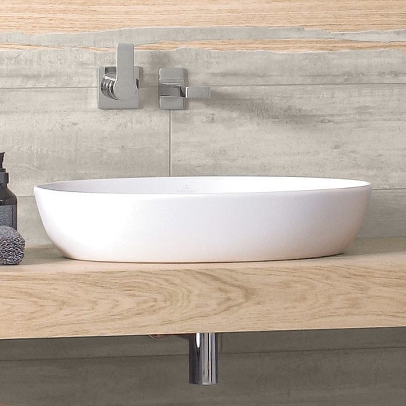 Lavoar pe blat, Artis, Villeroy-Boch, oval, 61 cm, alb