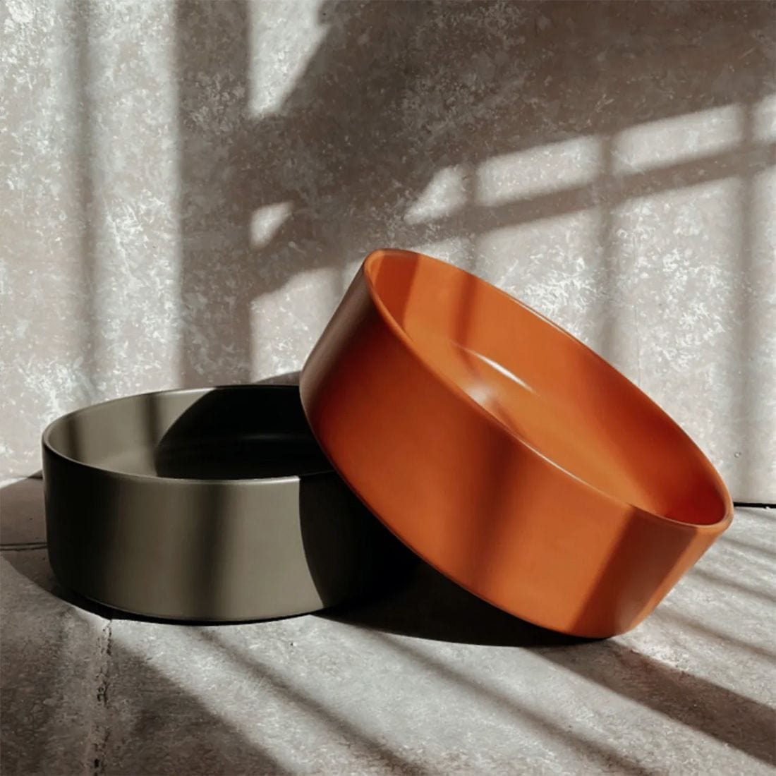 Lavoar pe blat ceramic Rea Sami , latime de 37 cm, portocaliu