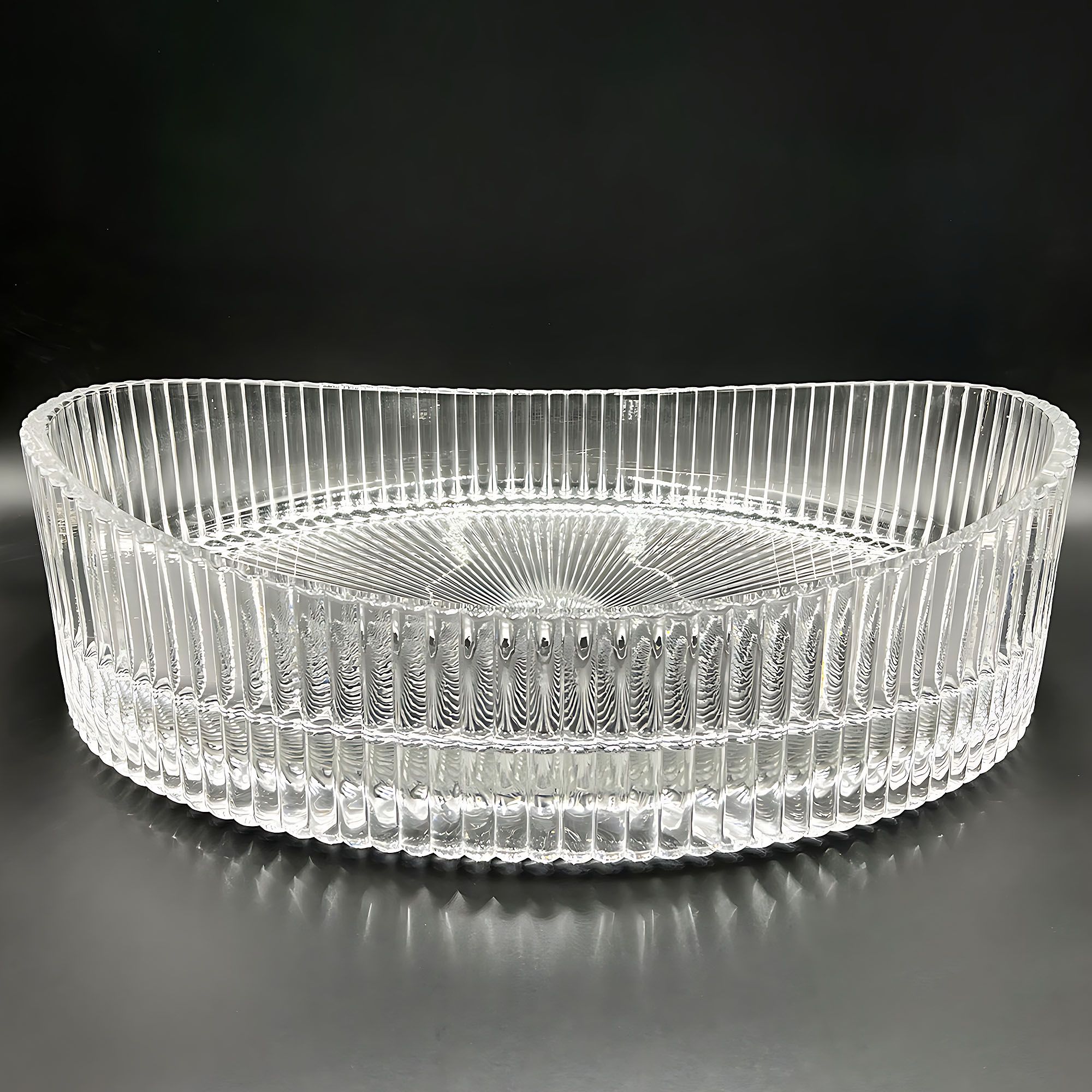 Lavoar pe blat de sticla Rea Harper, 50 cm, transparent