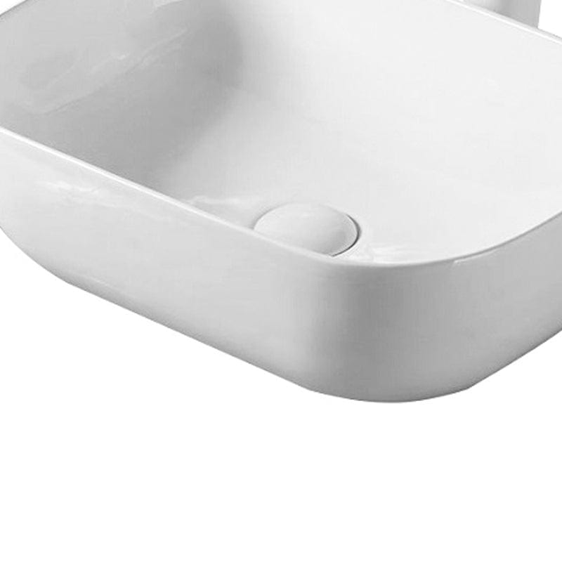 Lavoar pe blat Fluminia, Fides, 48.5 x 39.5 cm, finisaj alb