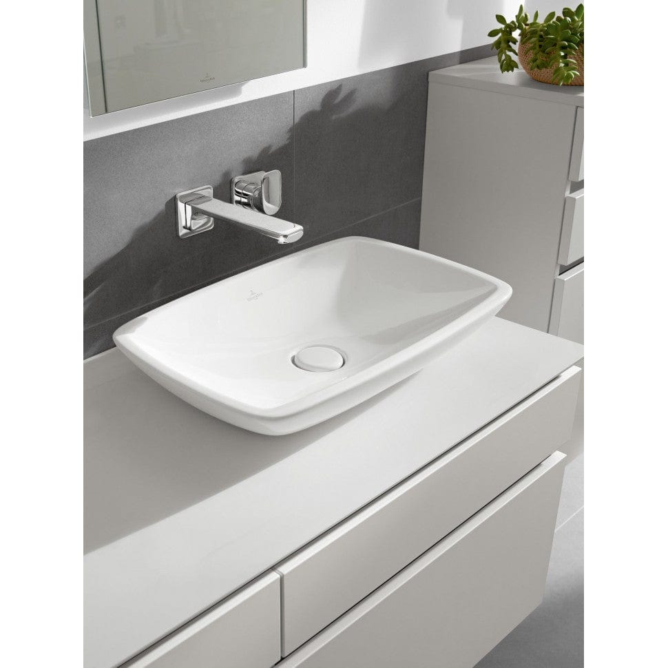 Lavoar pe blat Loop & Friends, Villeroy & Boch 59cm, finisaj alb